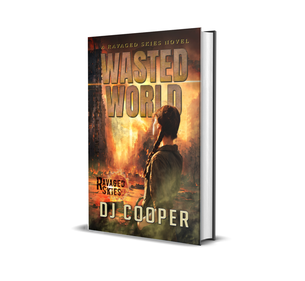 Image of a fiction book Wasted World by DJ Cooper Author of the Apocalypse